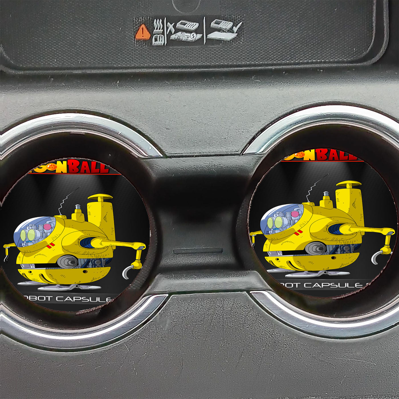 Dragon Ball Z Robot Capsule C-6 Car Coasters