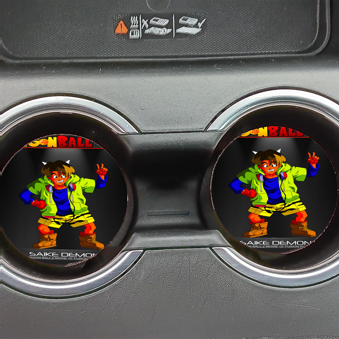 Dragon Ball Z Saike Demon Car Coasters