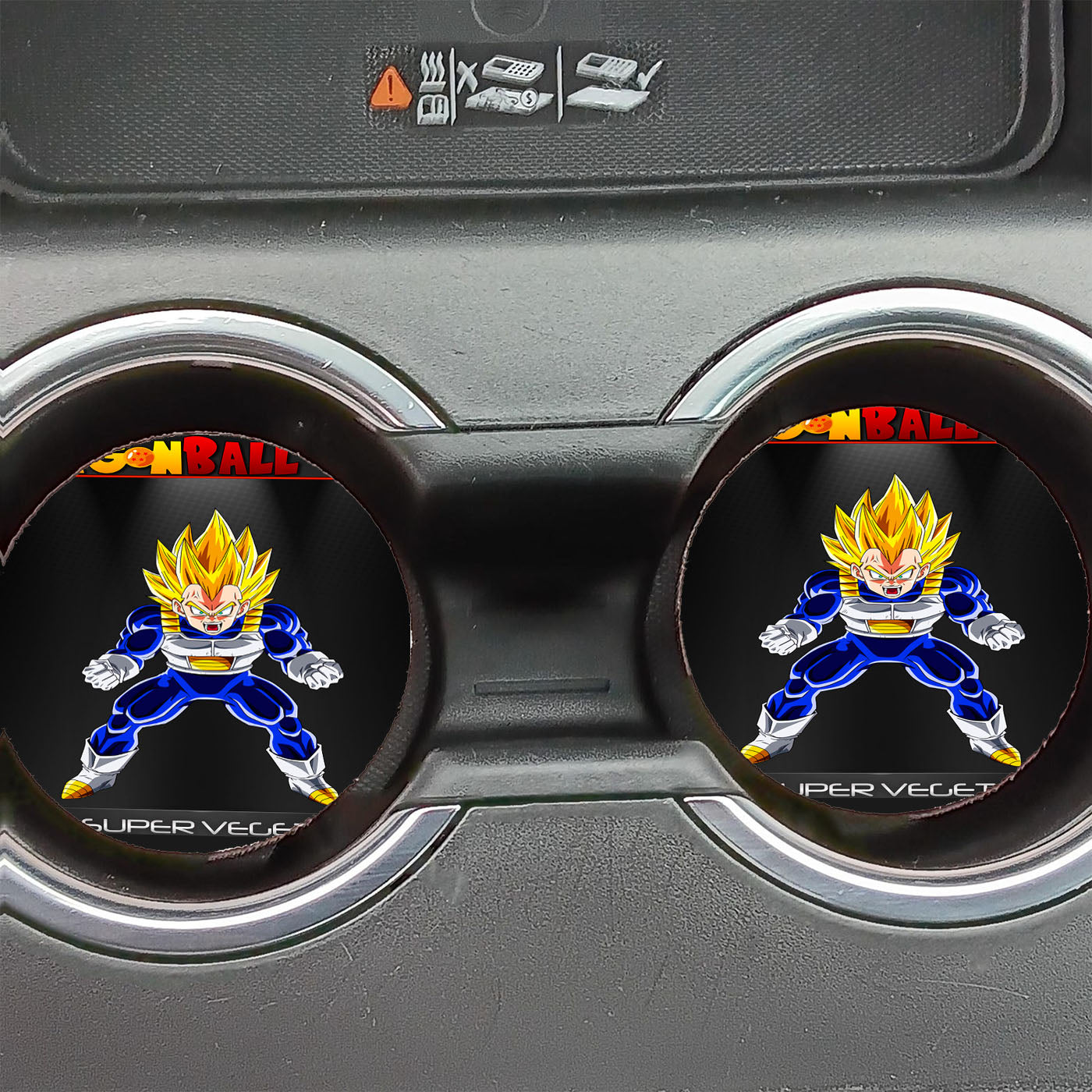 Dragon Ball Z Super Vegeta Car Coasters