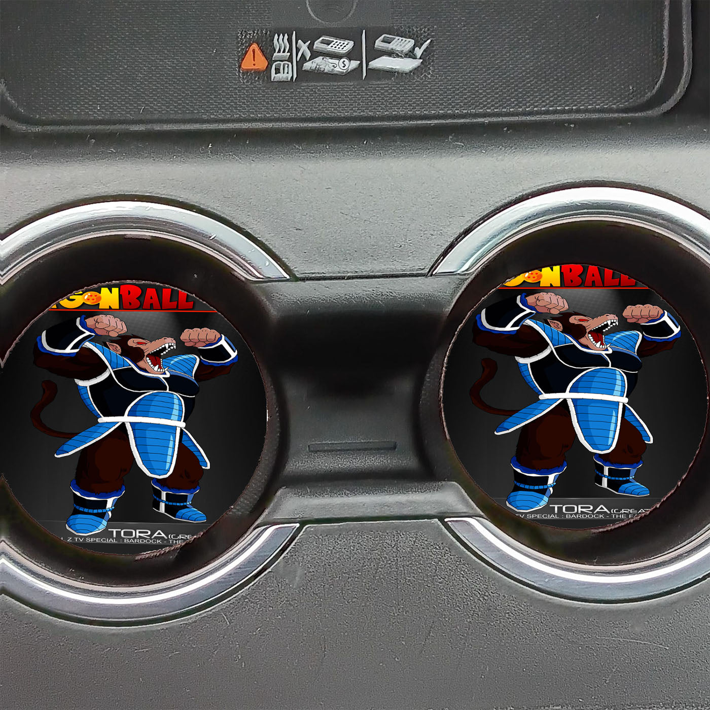 Dragon Ball Z Tora Car Coasters
