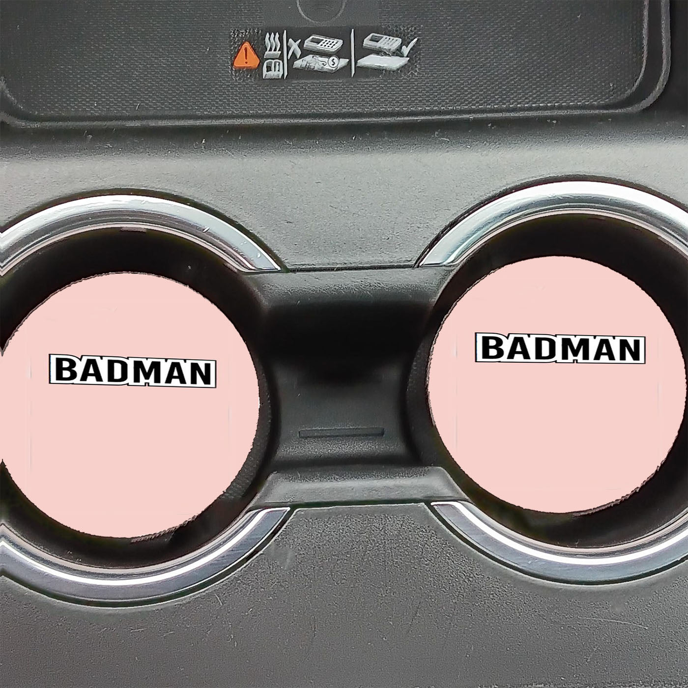 Dragon Ball Z Vegeta Badman Car Coasters