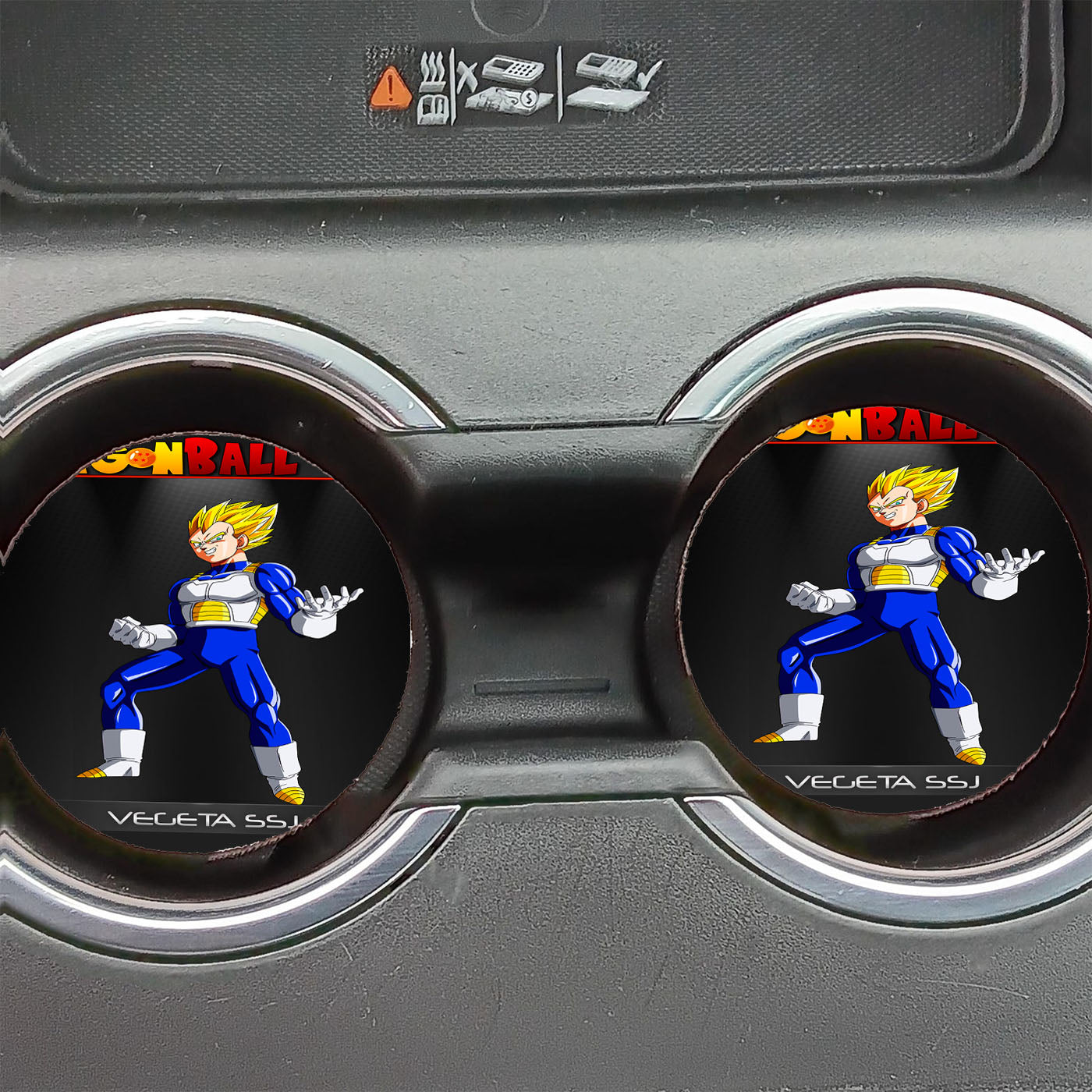 Dragon Ball Z Vegeta Ssj Car Coasters