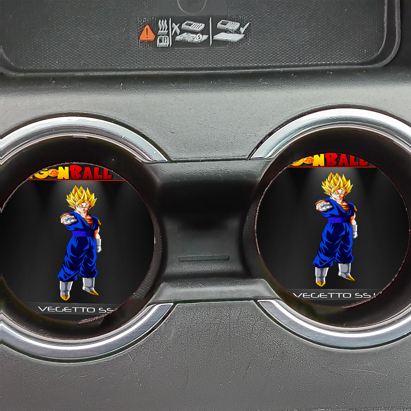 Dragon Ball Z Vegetto Ssj Car Coasters