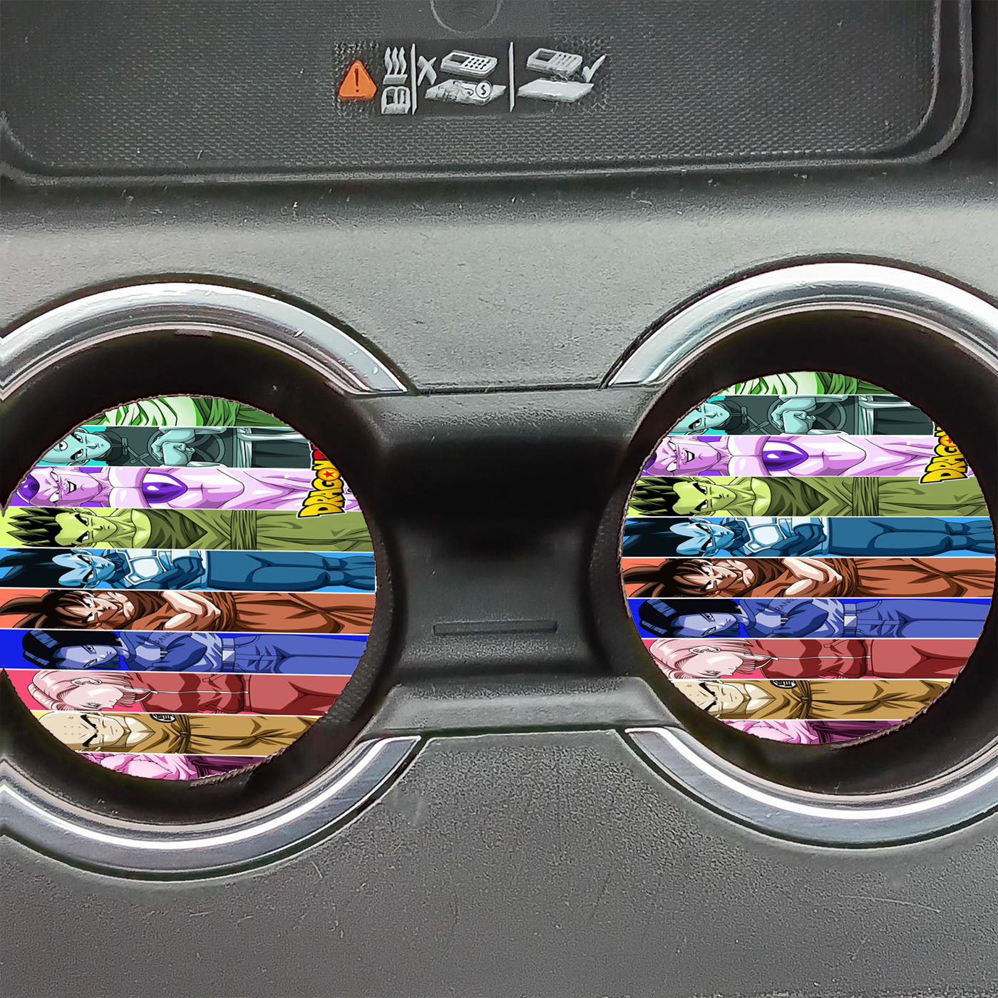 Dragonball Super Characters Car Coasters