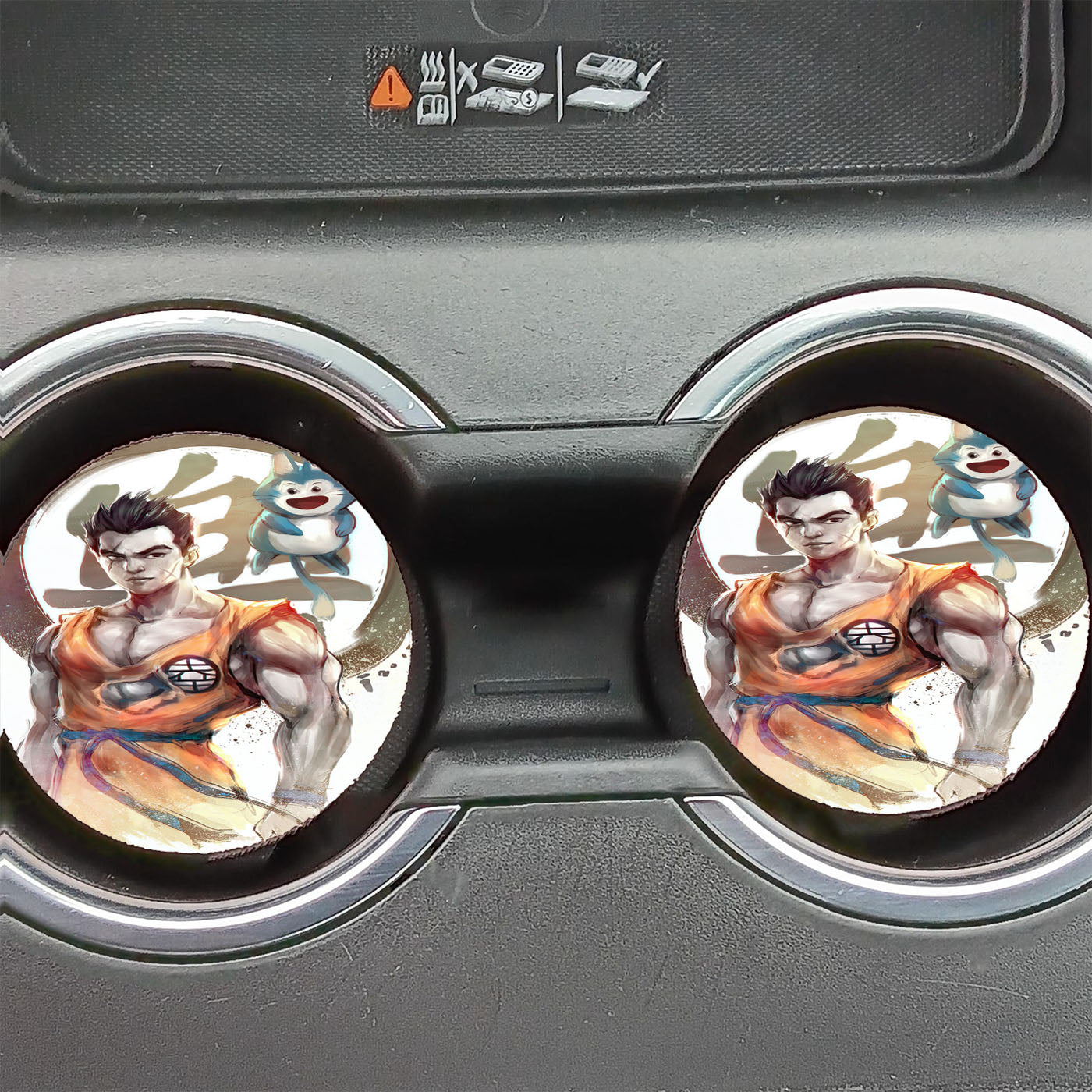 Dragonball Yamca And Puar Car Coasters