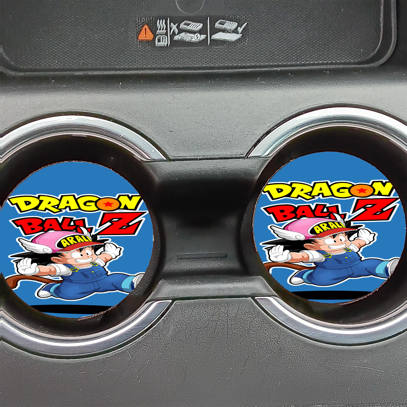 Dragonball Z Arae Happy Kid Goku Car Coasters