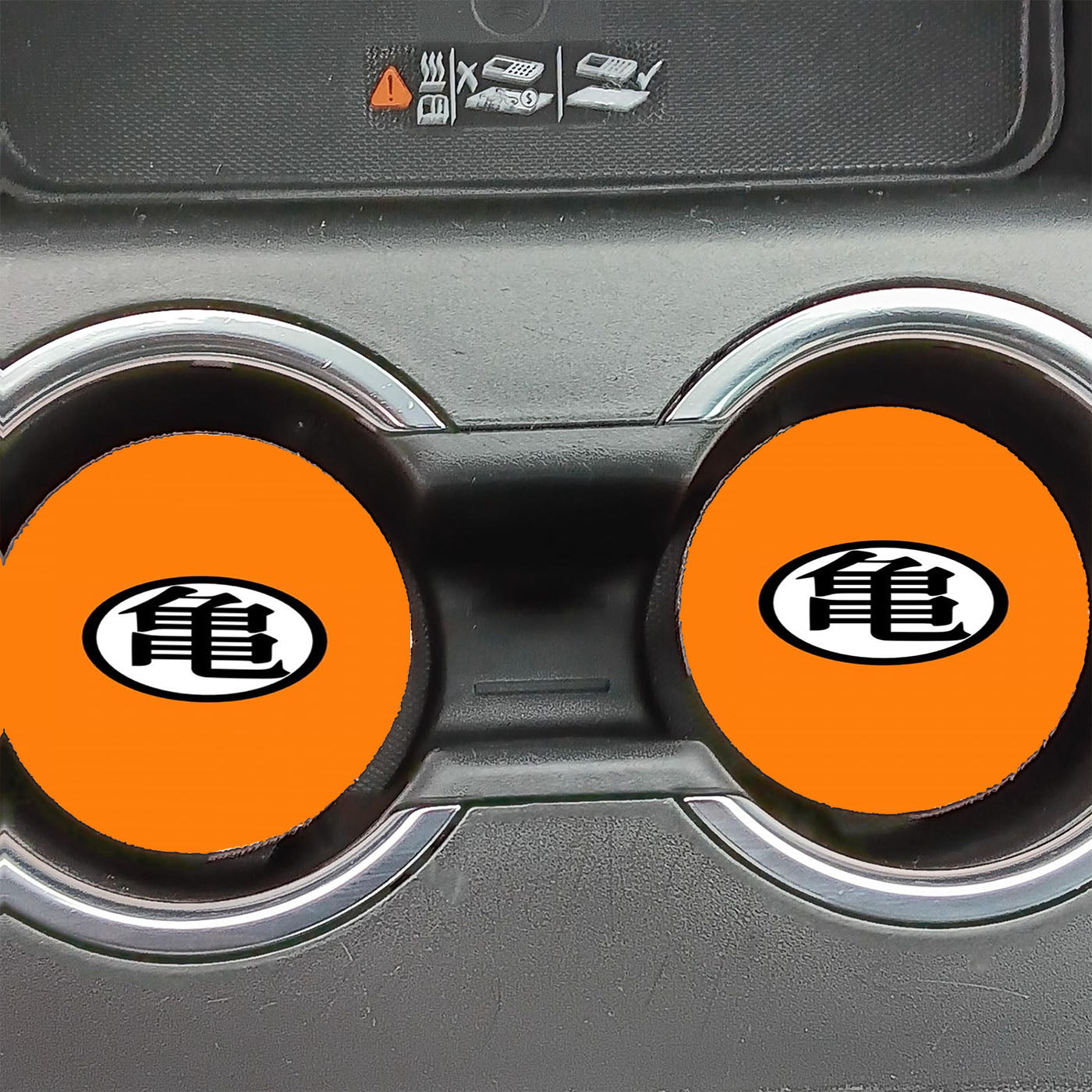 Dragonball Z Kame School Logo Car Coasters