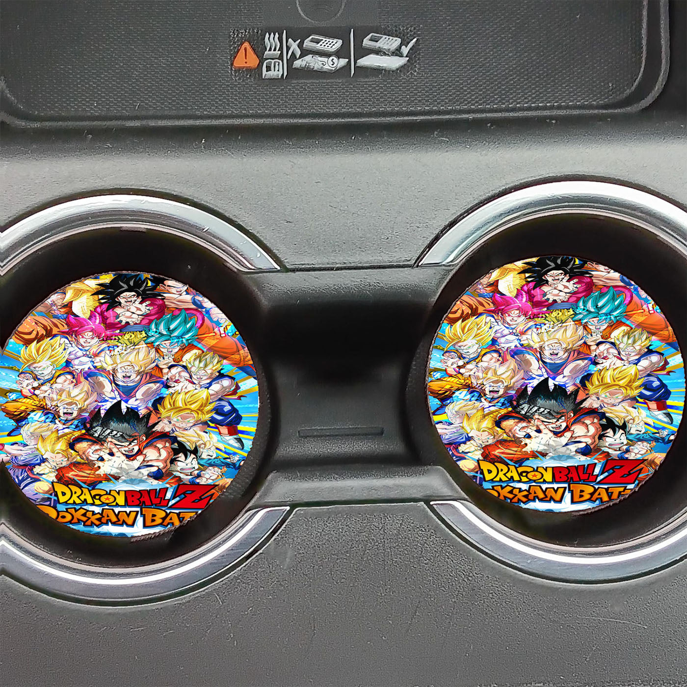 Dragonball Z Kamehameha Car Coasters