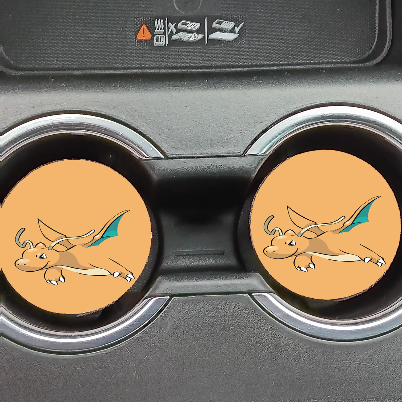 Dragonite Pokemon Car Coasters