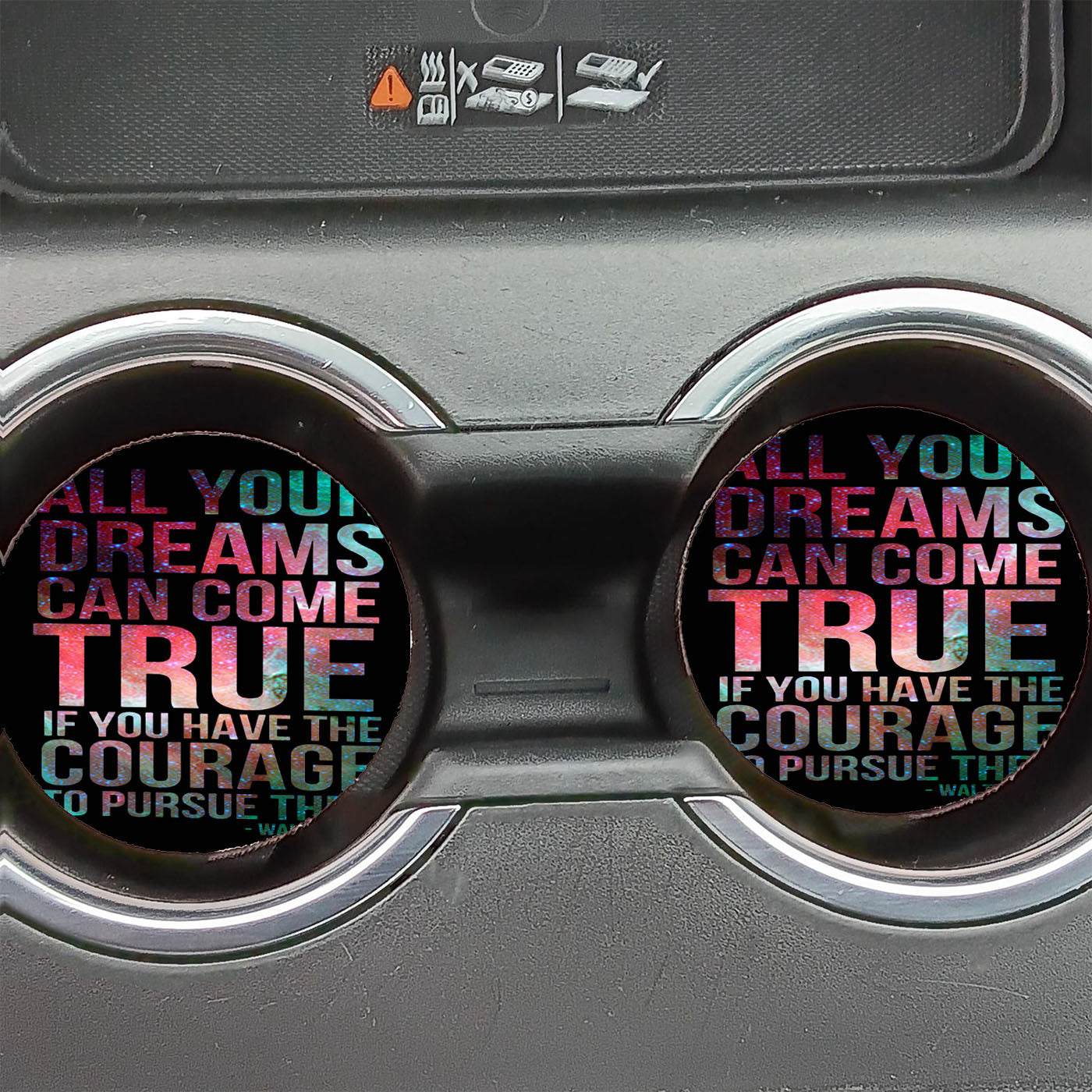 Dream True Disney Design Car Coasters