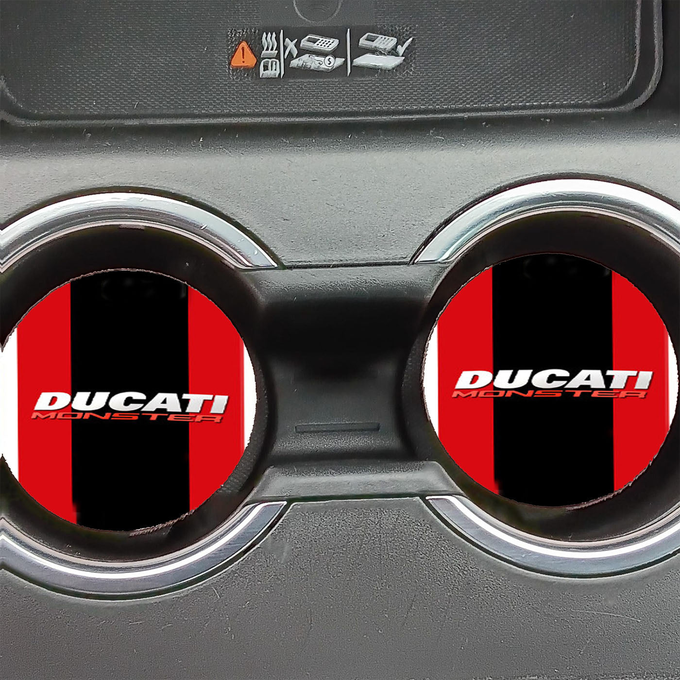 Ducati Monster Motorcycle Car Coasters