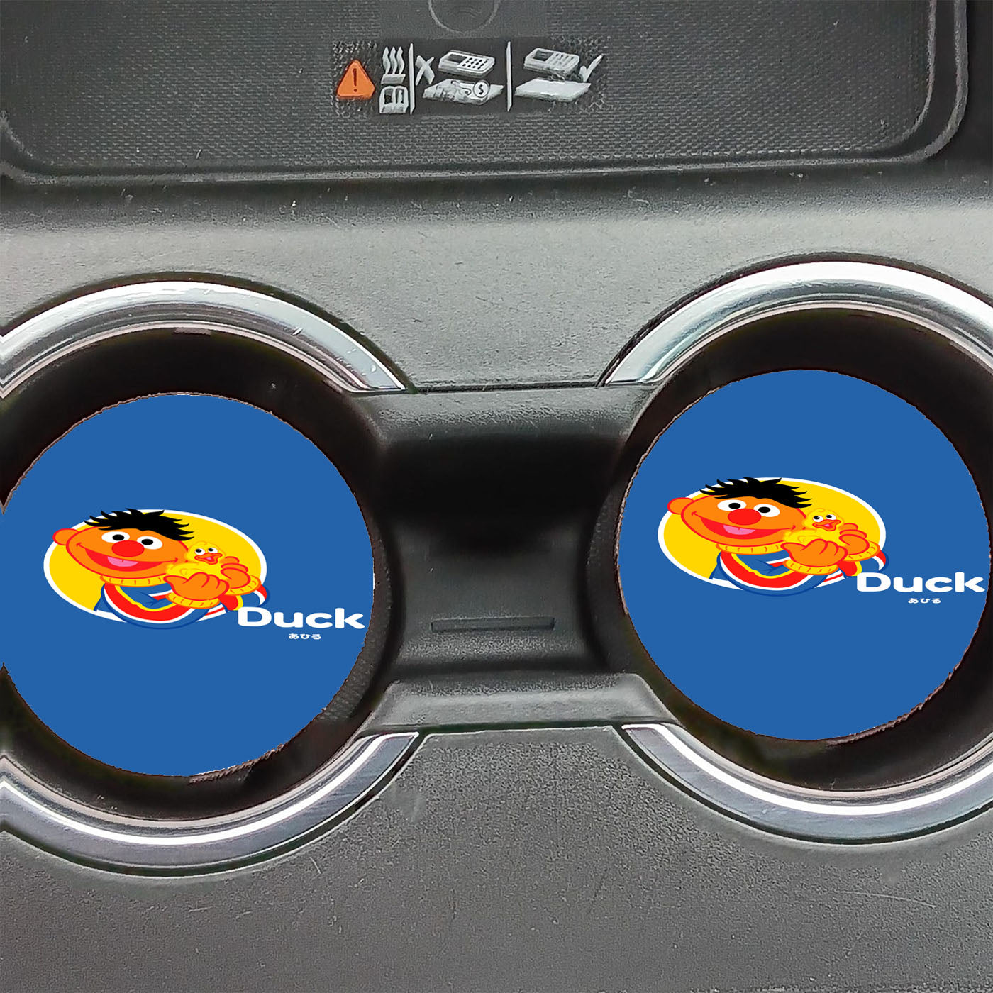 Duck Sesame Street Puppet Car Coasters