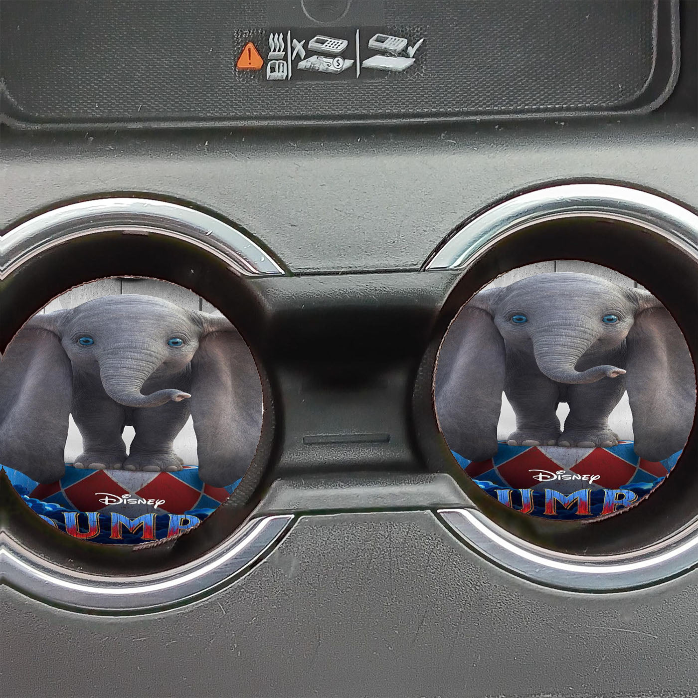 Dumbo Elephant Sadness Car Coasters