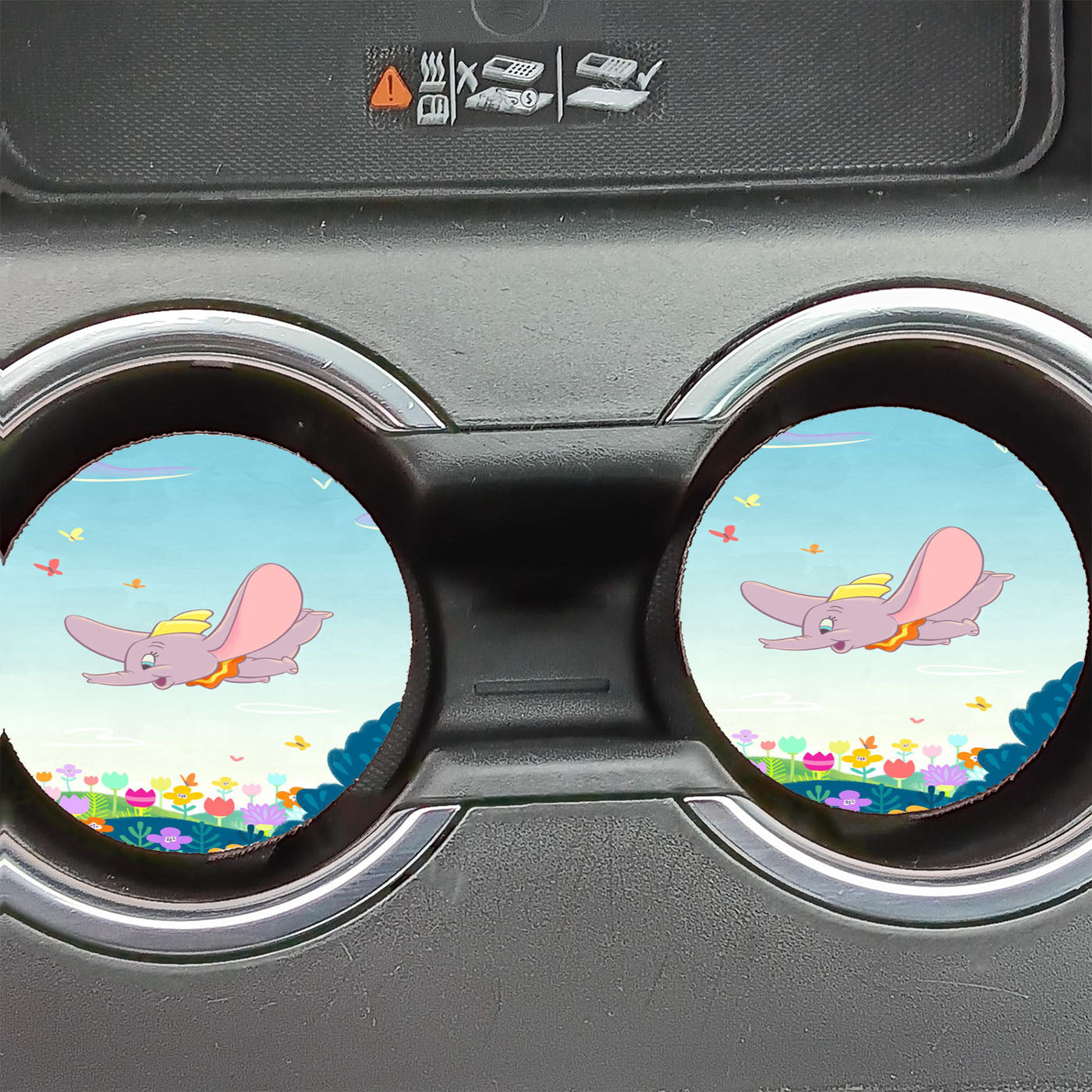 Dumbo Iphone Wallpaper Car Coasters