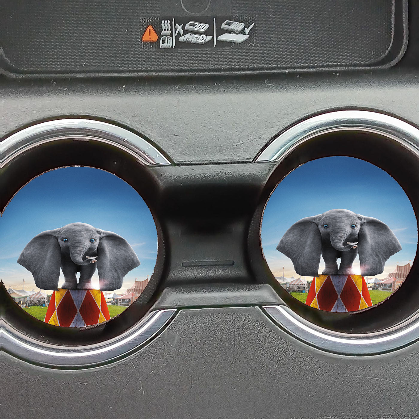 Dumbo Poster Car Coasters