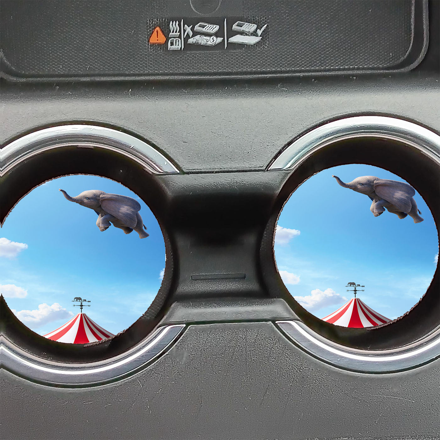 Dumbo Wallp Car Coasters