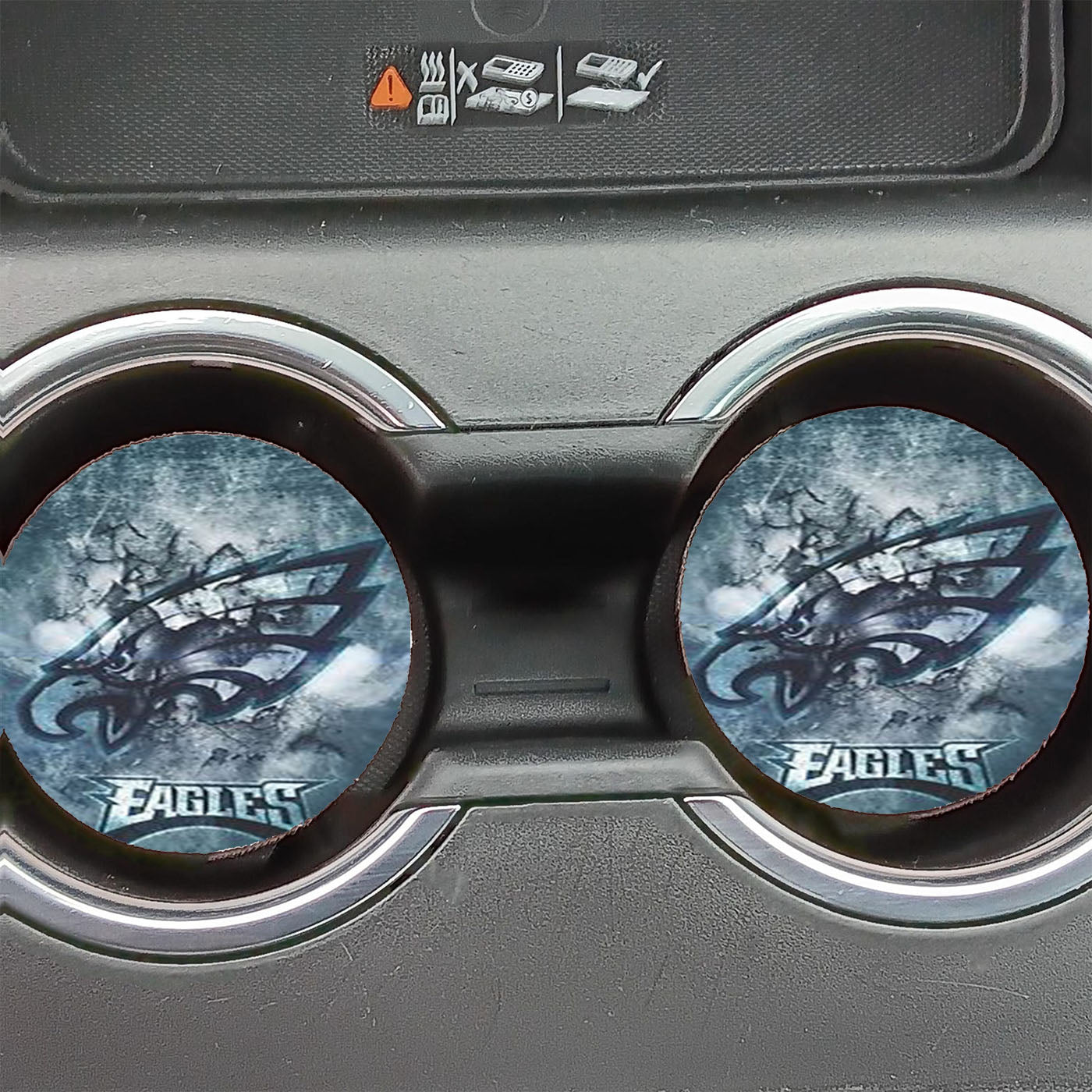Eagles Logo Art  Car Coasters