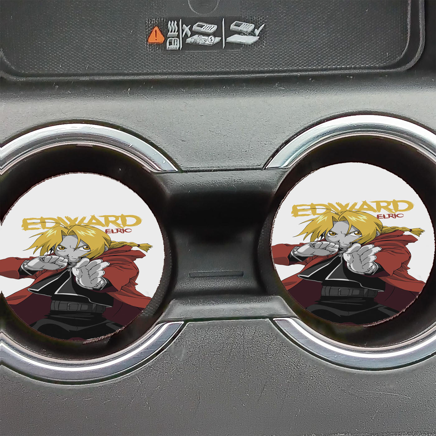 Edward Elric Fullmetal Alchemist Car Coasters