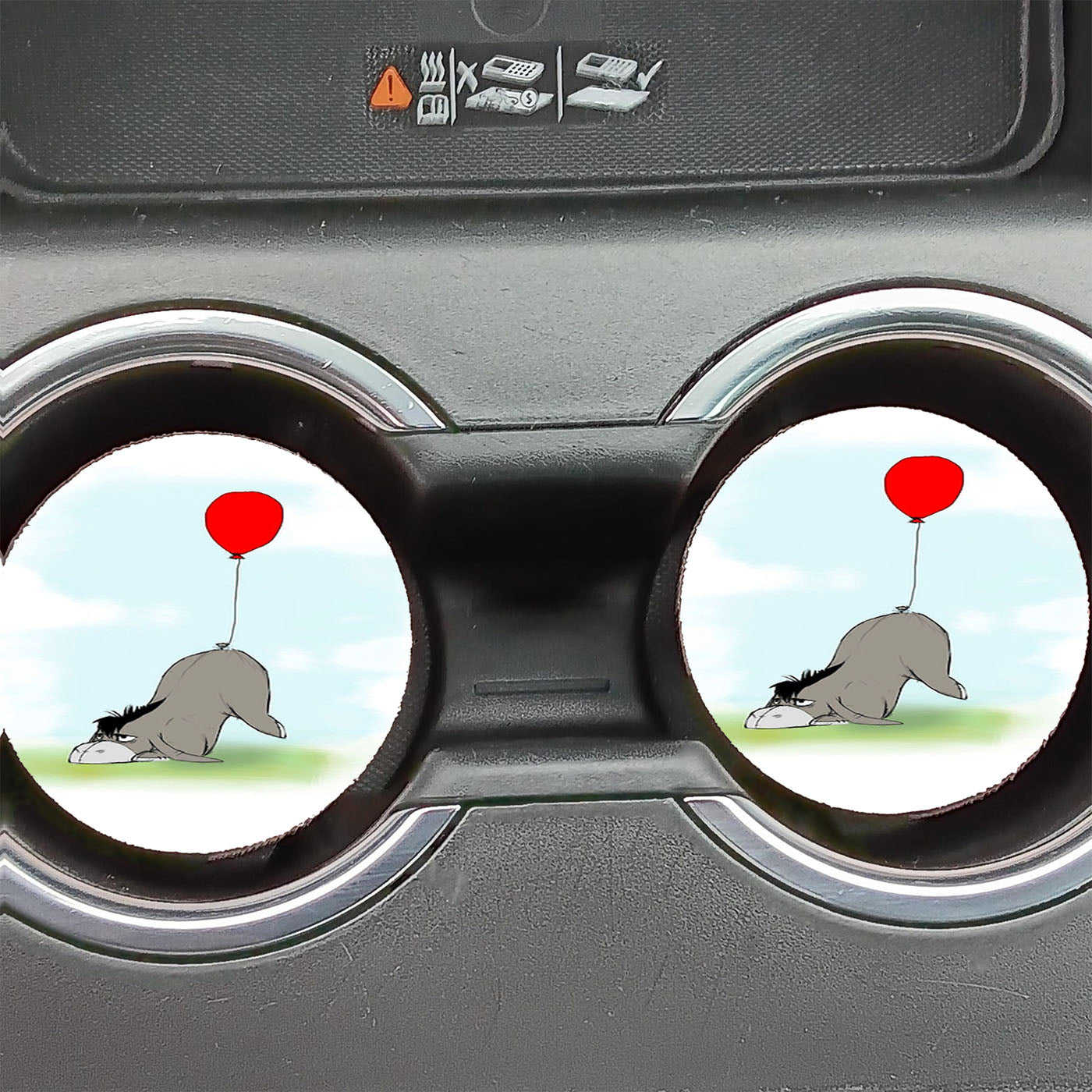Eeyore And His Tail Car Coasters
