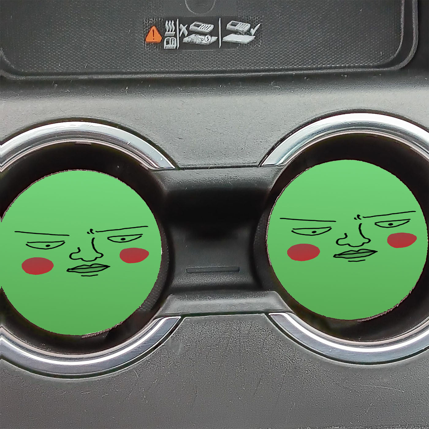 Ekubo Mob Psycho 100 Car Coasters