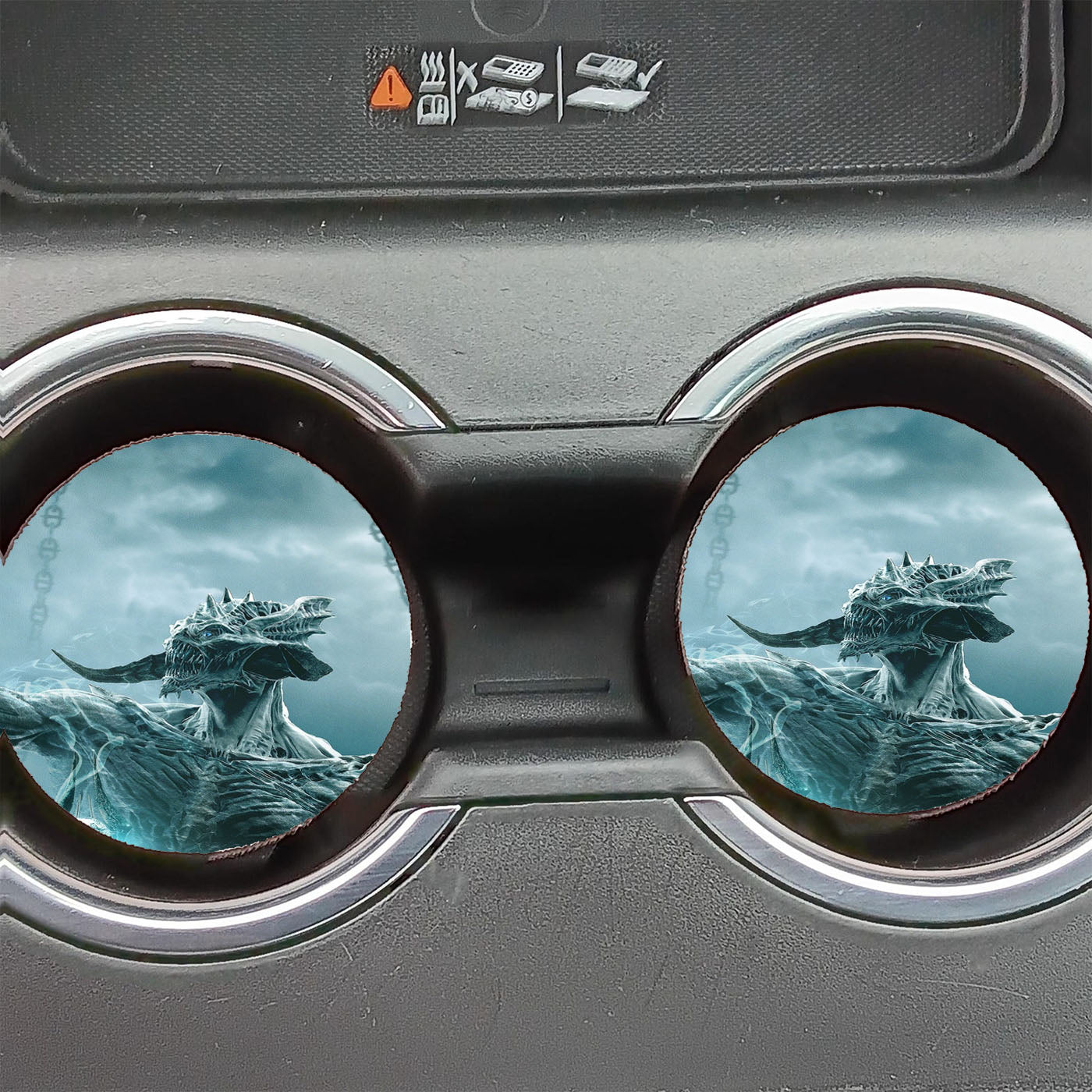 Elder Scrolls Online Sea Monster Car Coasters