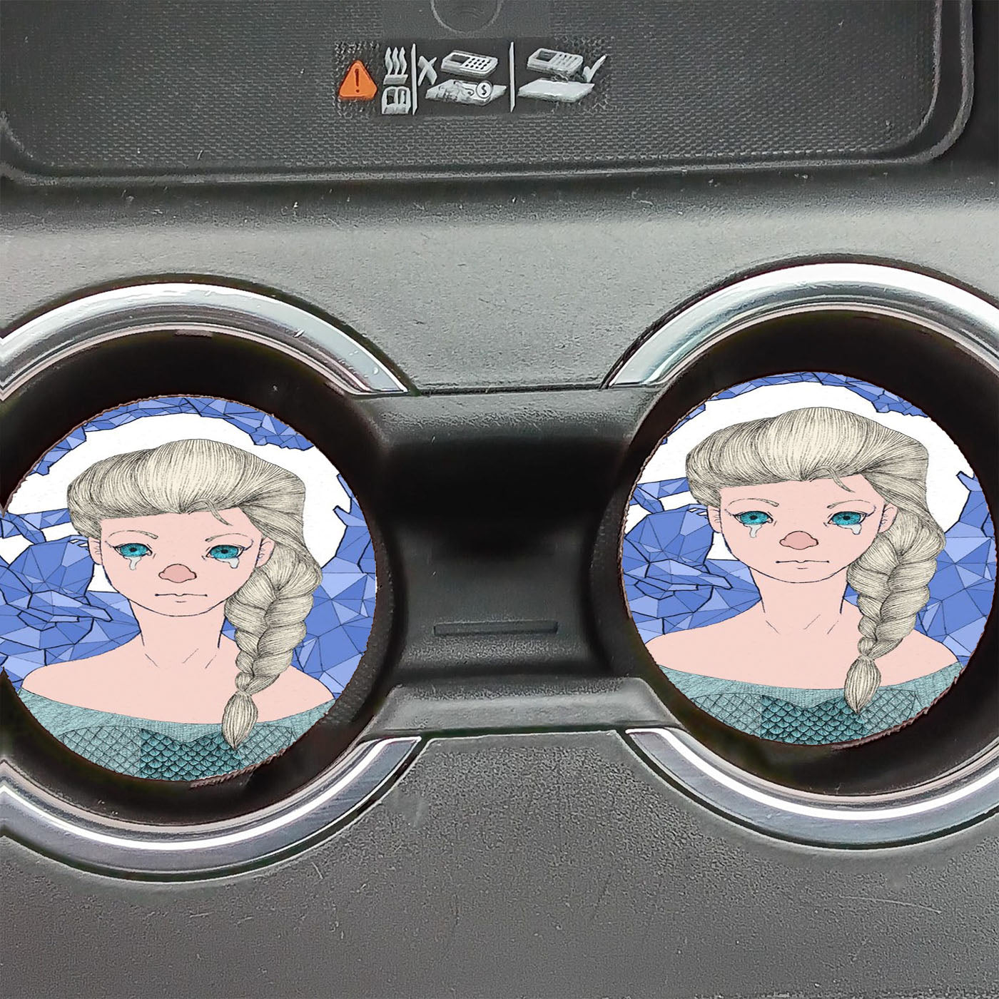 Elsa Frozen Car Coasters