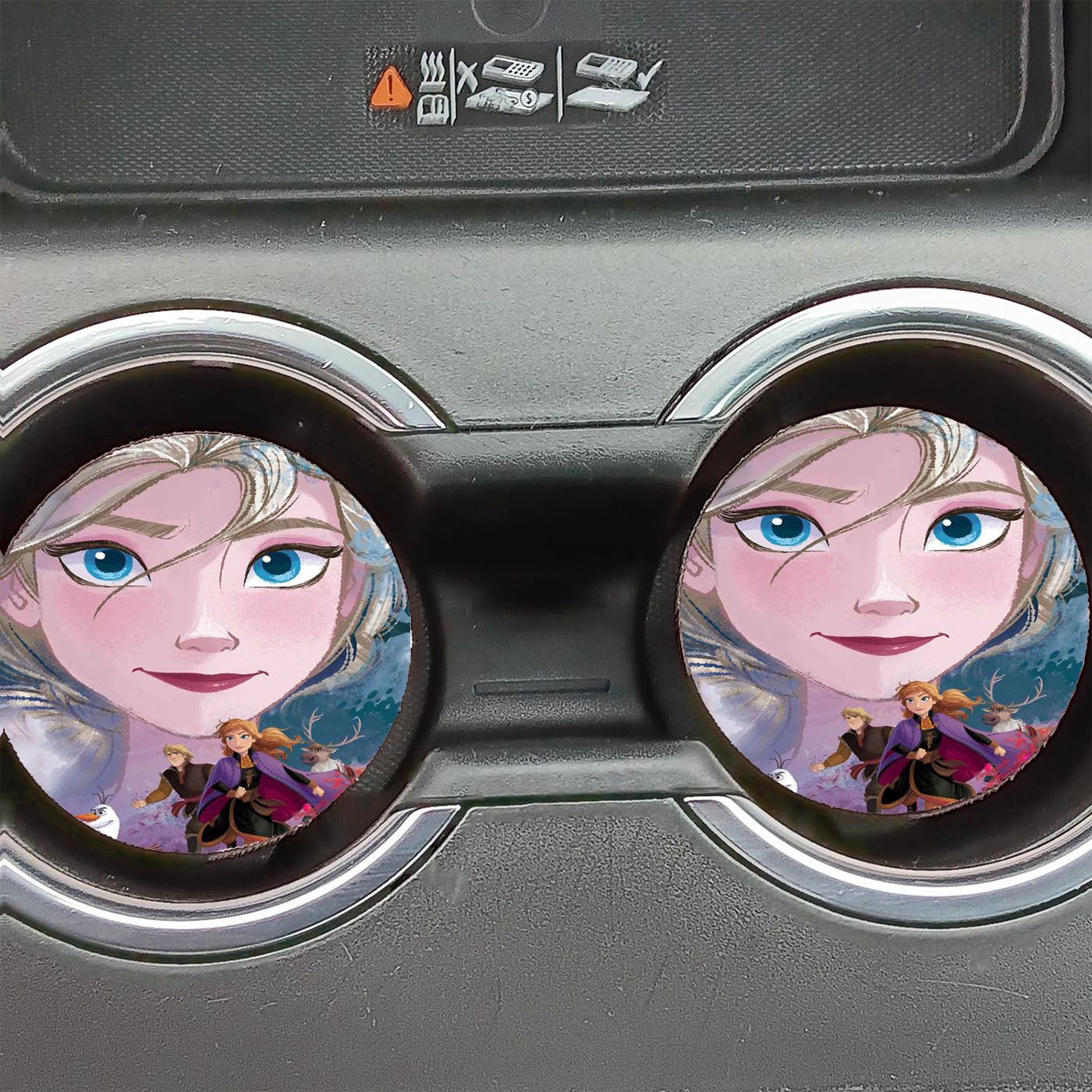 Elsa Frozen 2 Poster Art Car Coasters