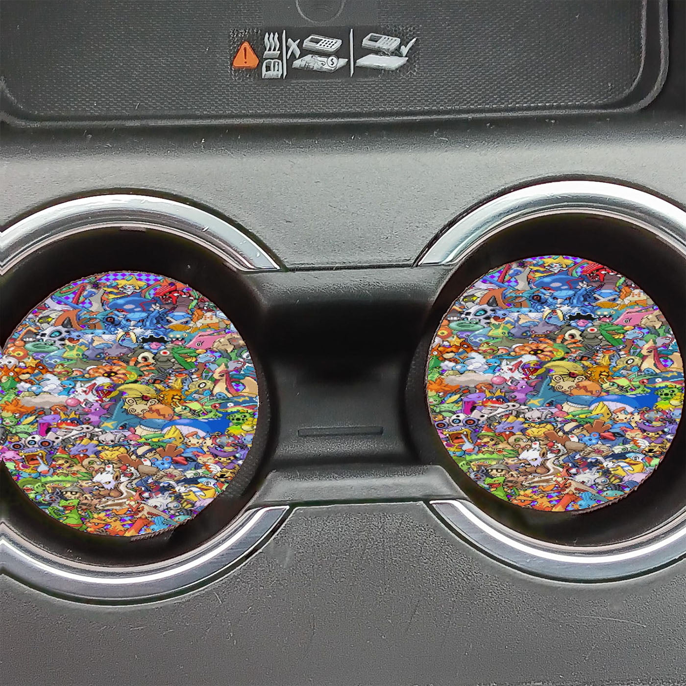 Epic Pokemon Generation 3 Cross Stitch Car Coasters