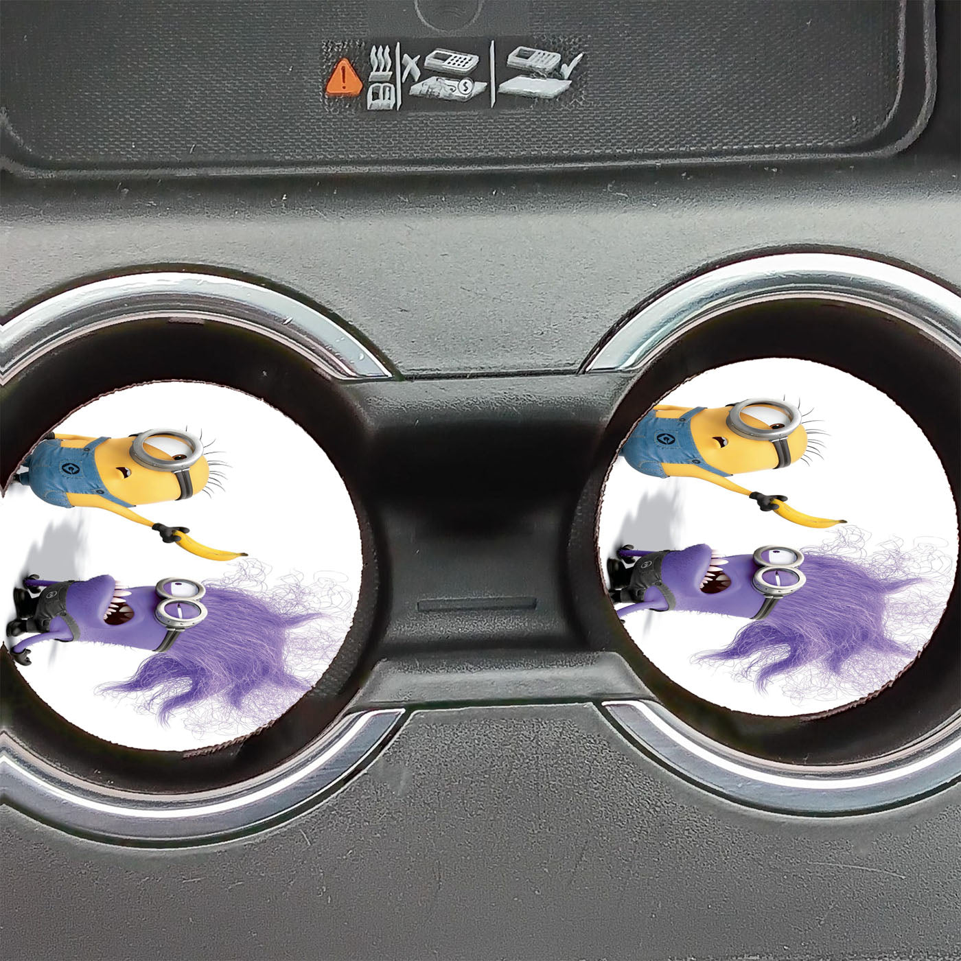 Evil Minion Car Coasters