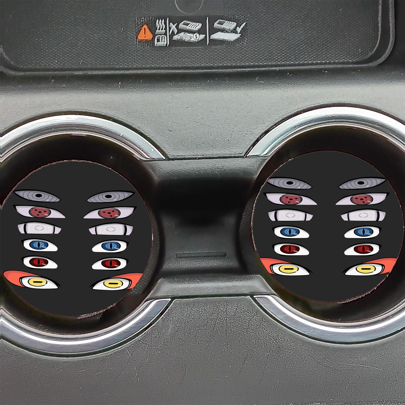 Eyes Of The Naruto World Car Coasters