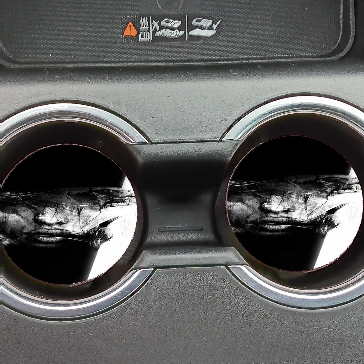 Face Art  Car Coasters