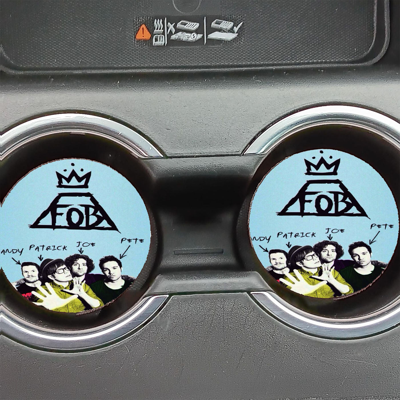 Fall Out Boys Comic Car Coasters