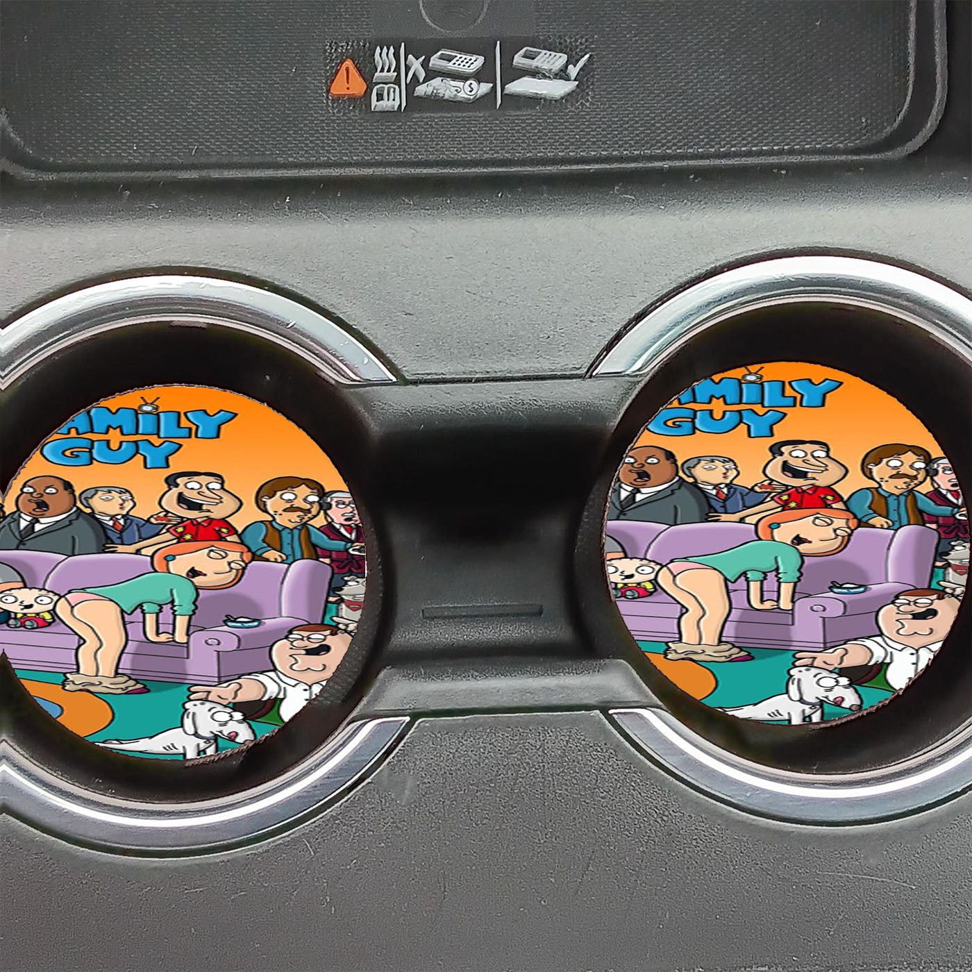 Family Guy All Character Car Coasters