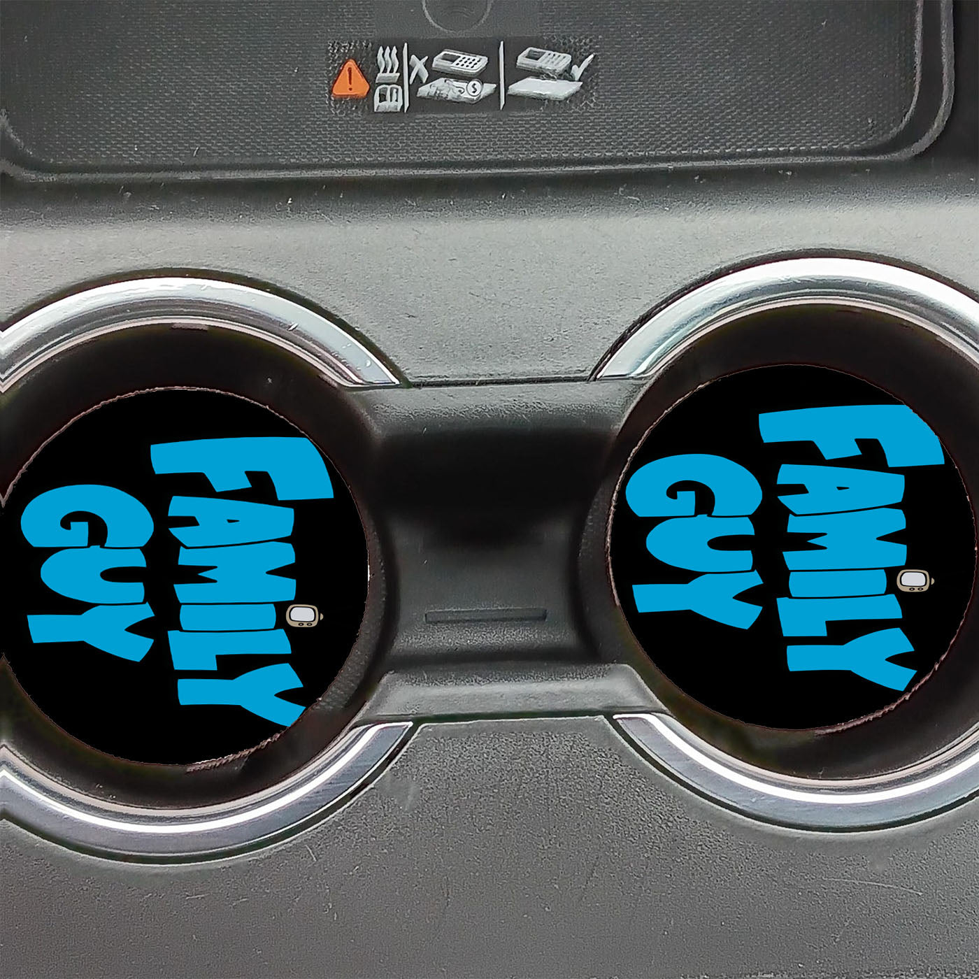 Family Guy Chanel Car Coasters