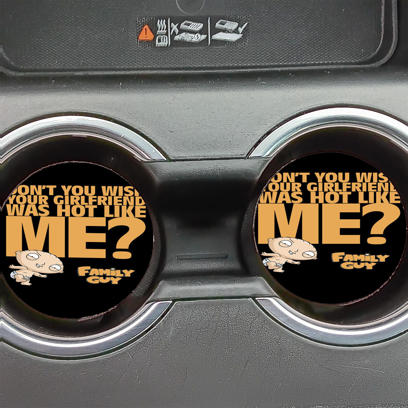 Family Guy Stewie Quote Car Coasters