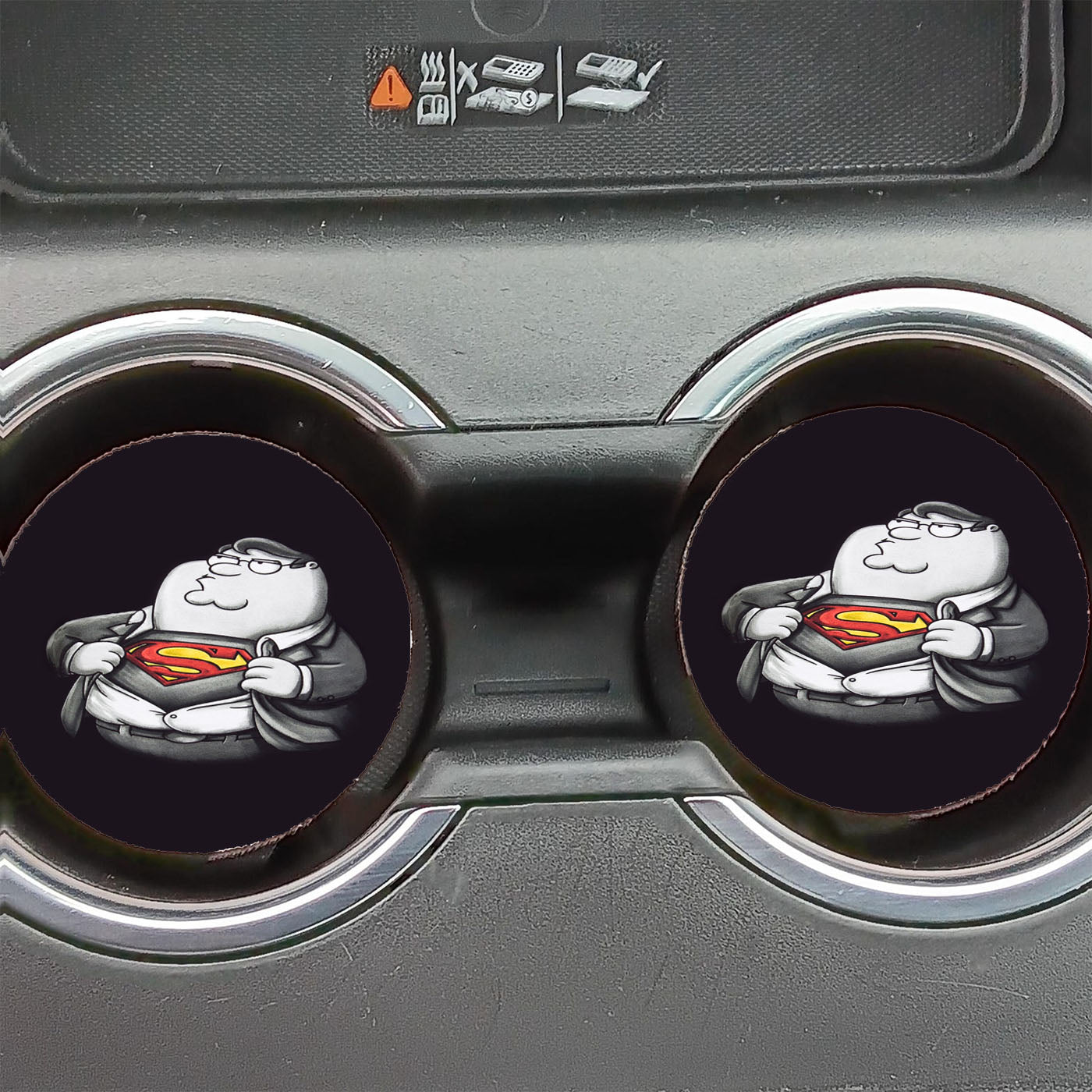 Family Guy Superman Car Coasters