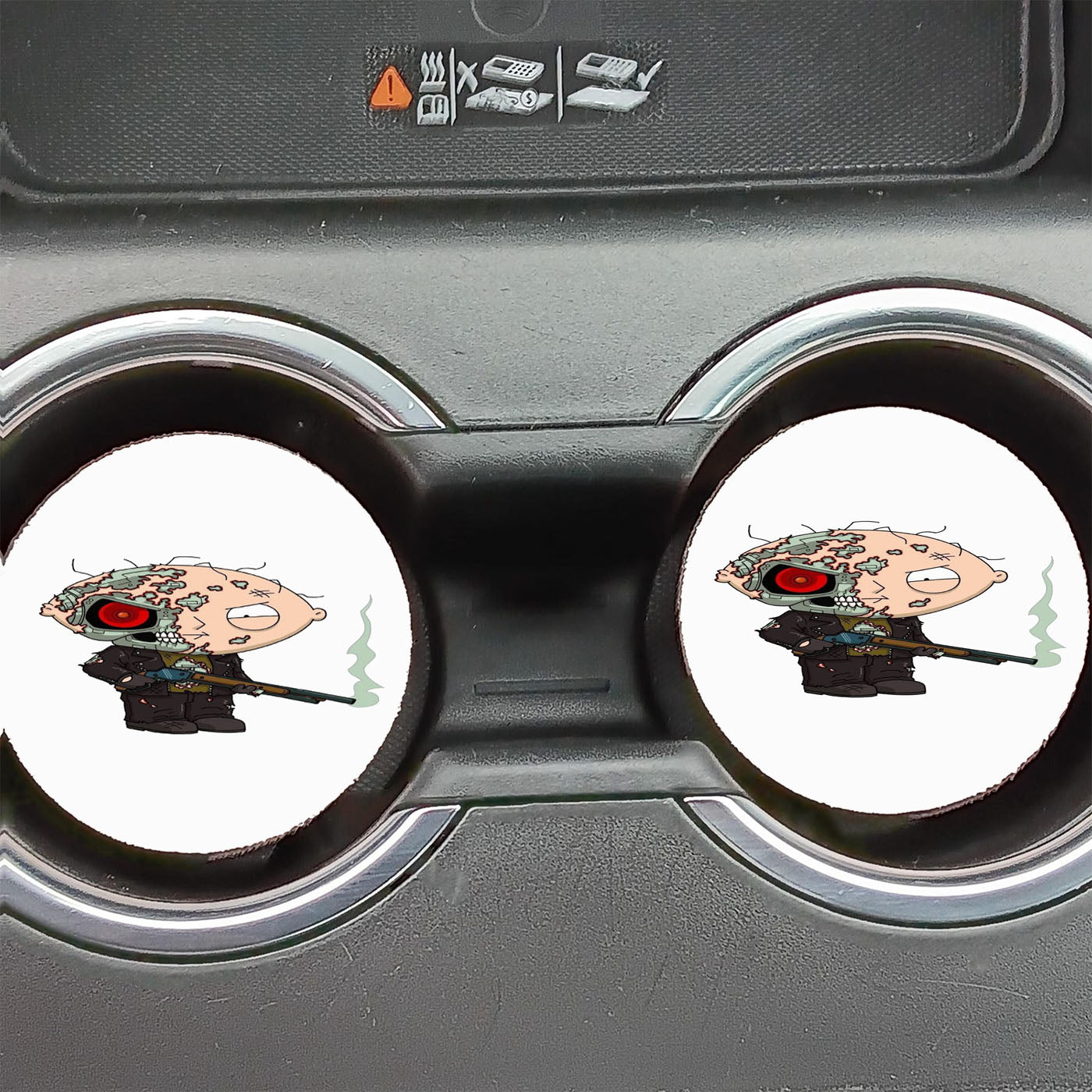 Family Guy Terminator Car Coasters