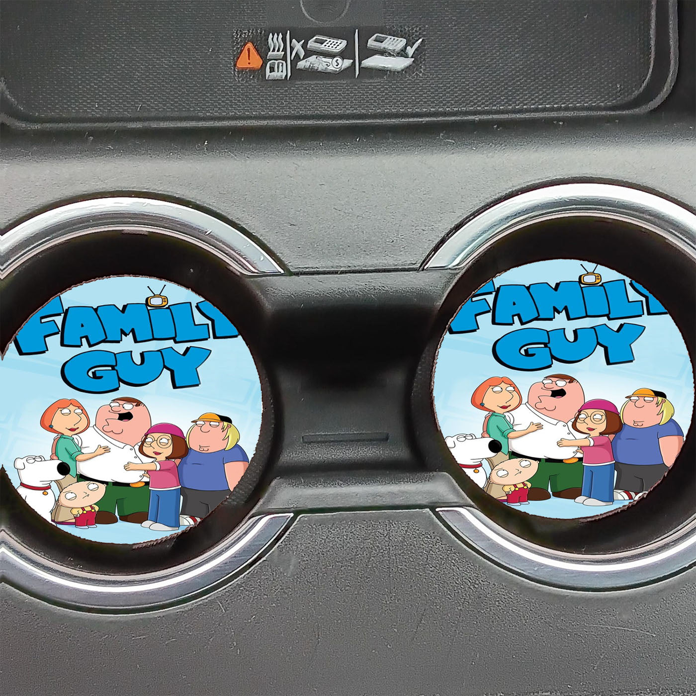 Family Guy Tv Show Car Coasters