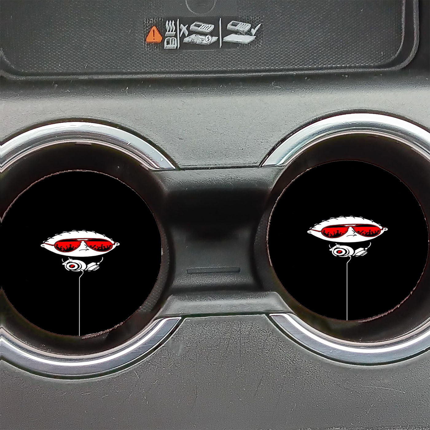 Family Guy Wallpaper Stewie Car Coasters
