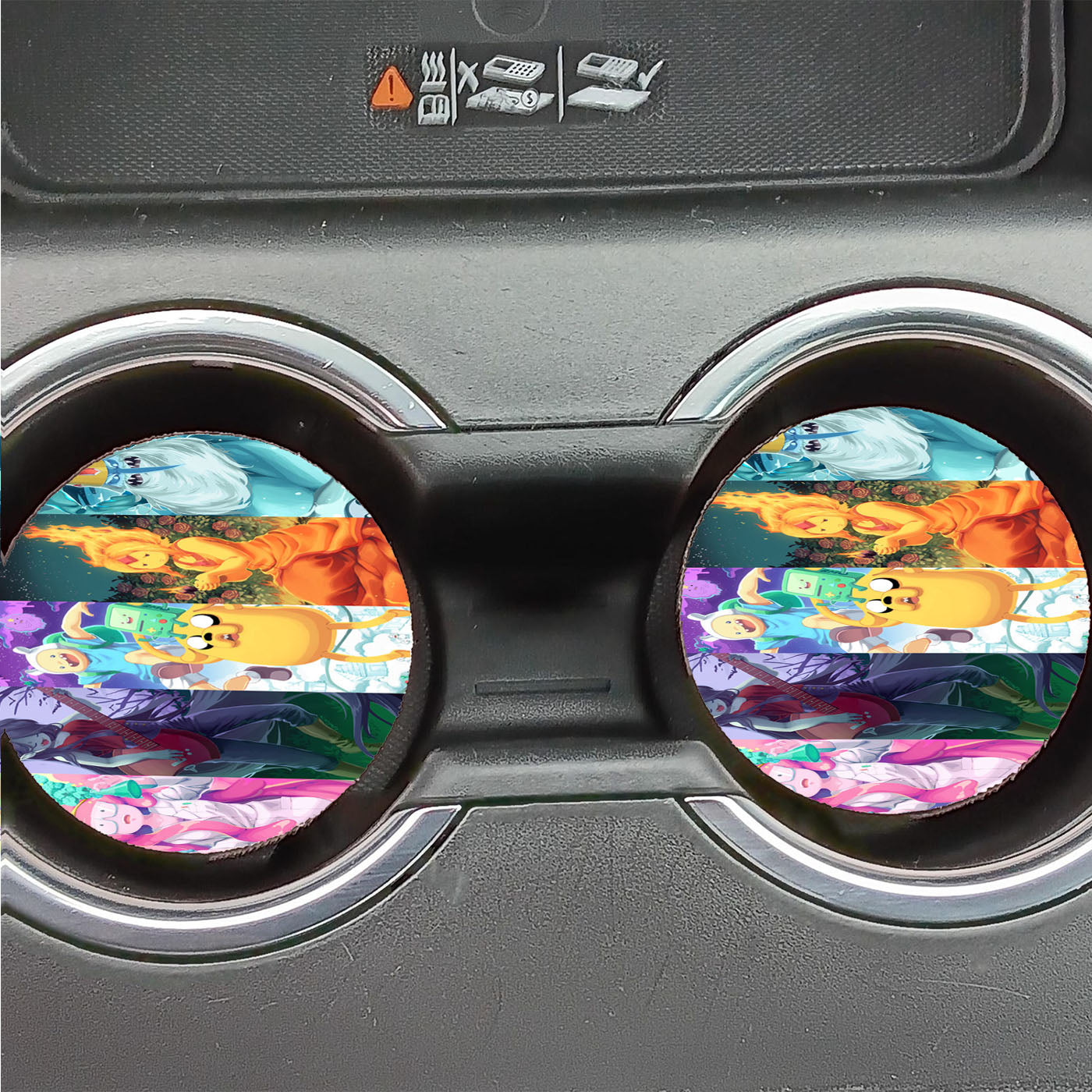 Fan Art Adventure Time Collections Car Coasters