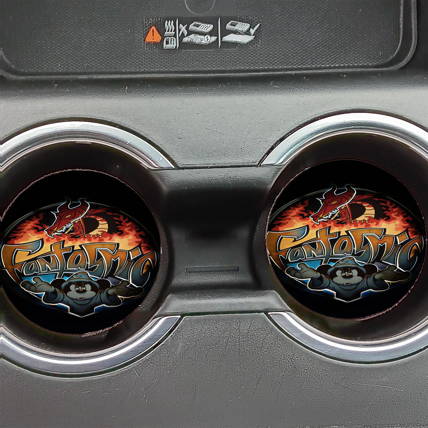 Fantasmic Mickey Mouse Disneyland Car Coasters