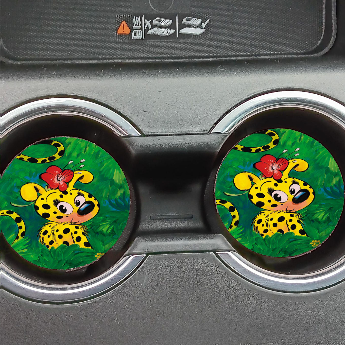 Female Marsupilamie Disney Cartoon Car Coasters