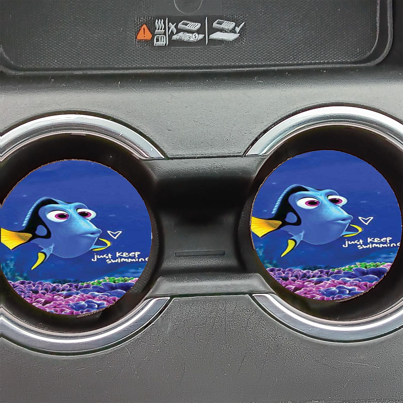 Finding Nemo Dory Swimming Tall Car Coasters