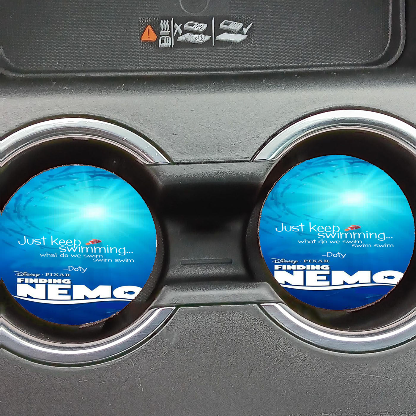Finding Nemo Quote Car Coasters