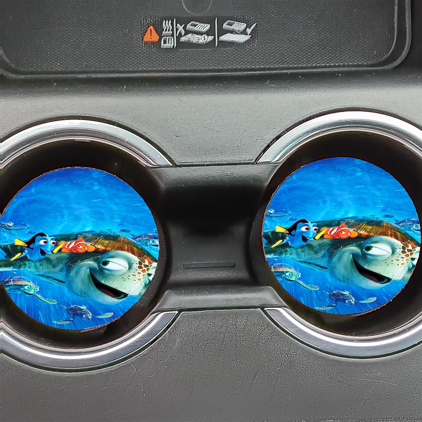 Finding Nemo Wallpaper Car Coasters