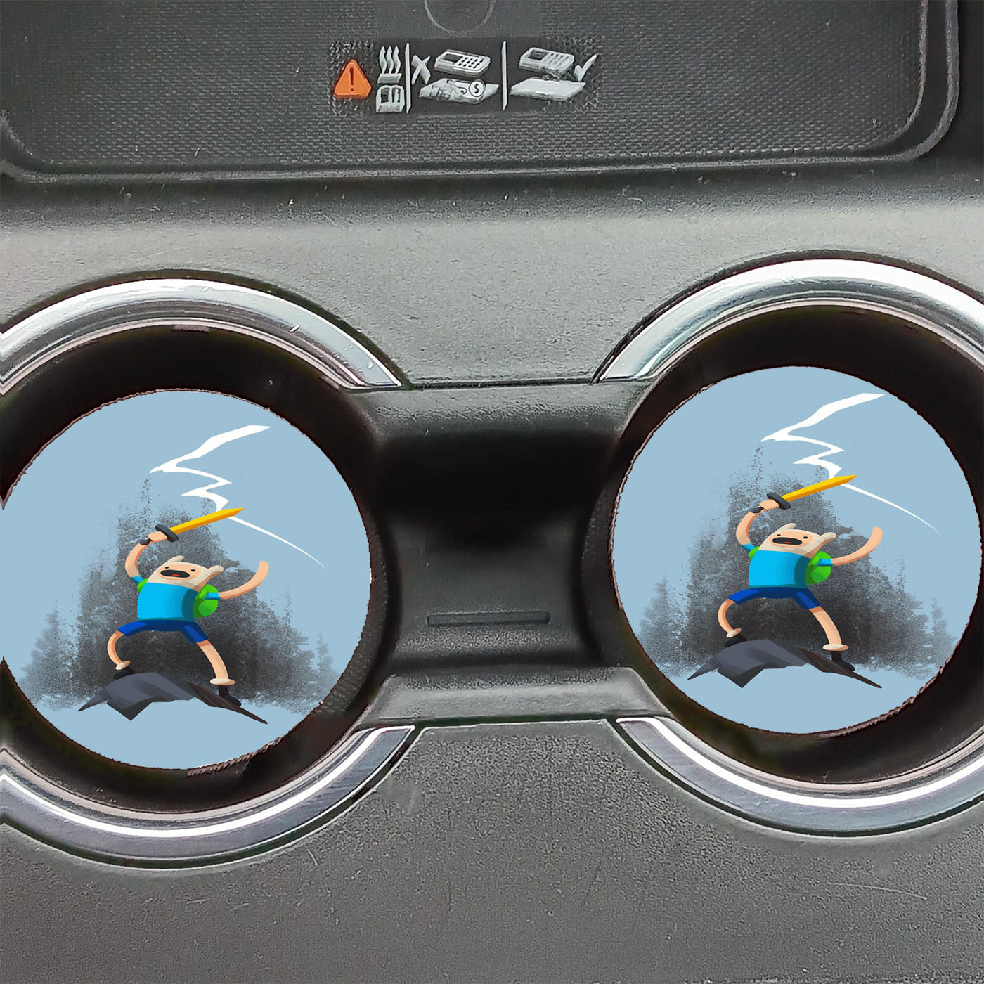 Finn Adventurer Of Zelda Car Coasters
