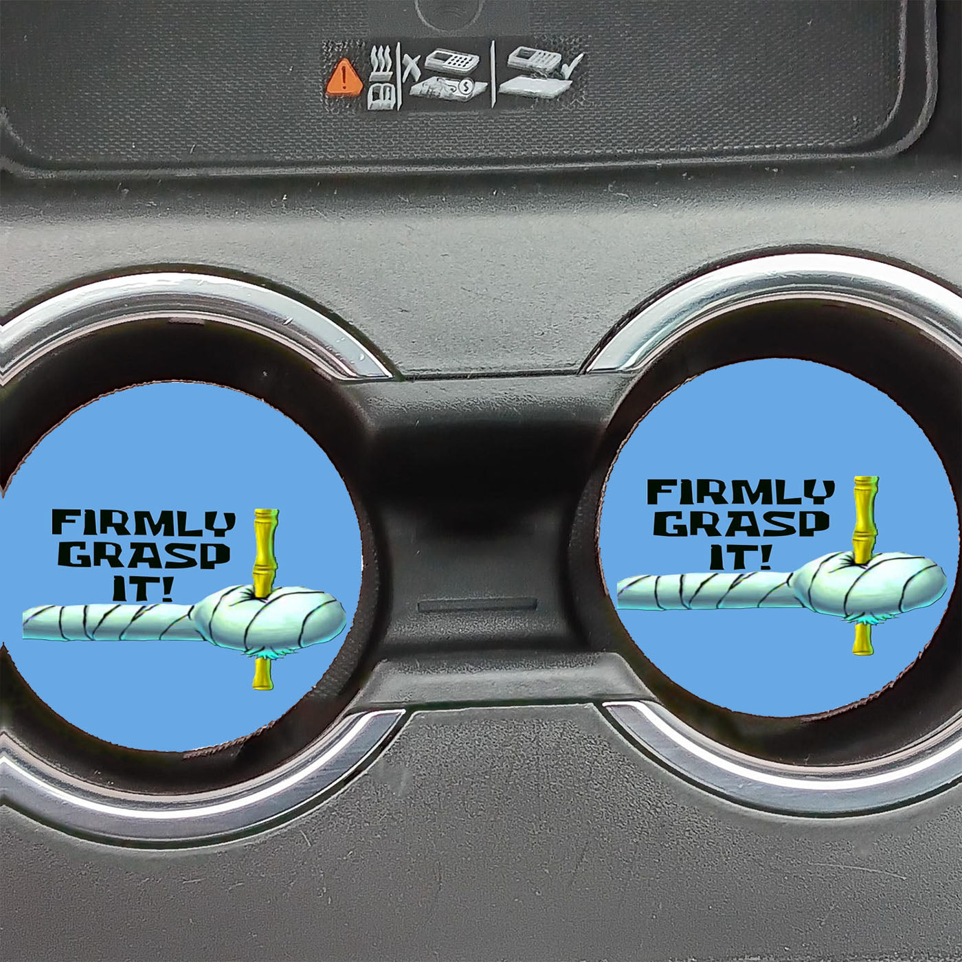 Firmly Grasp It Spongebob Car Coasters