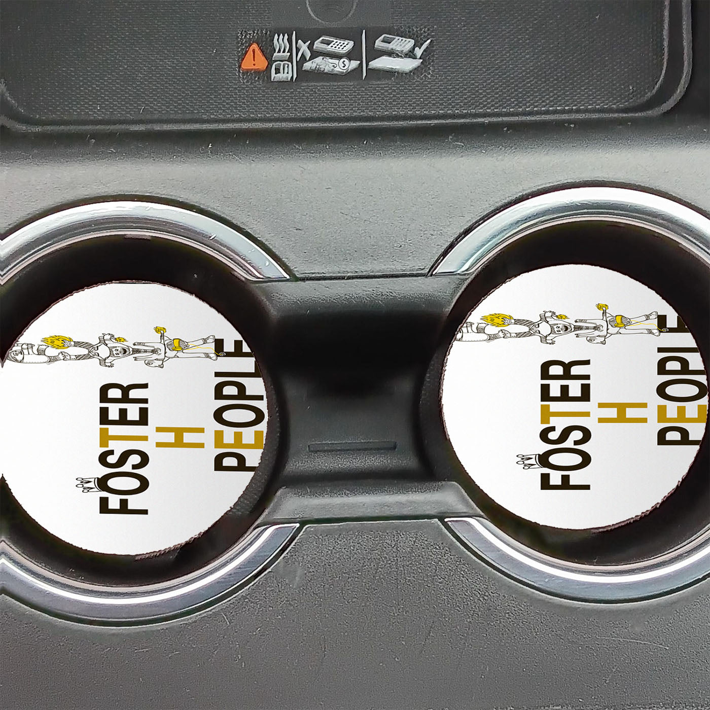 Foster The People Artwork  Car Coasters