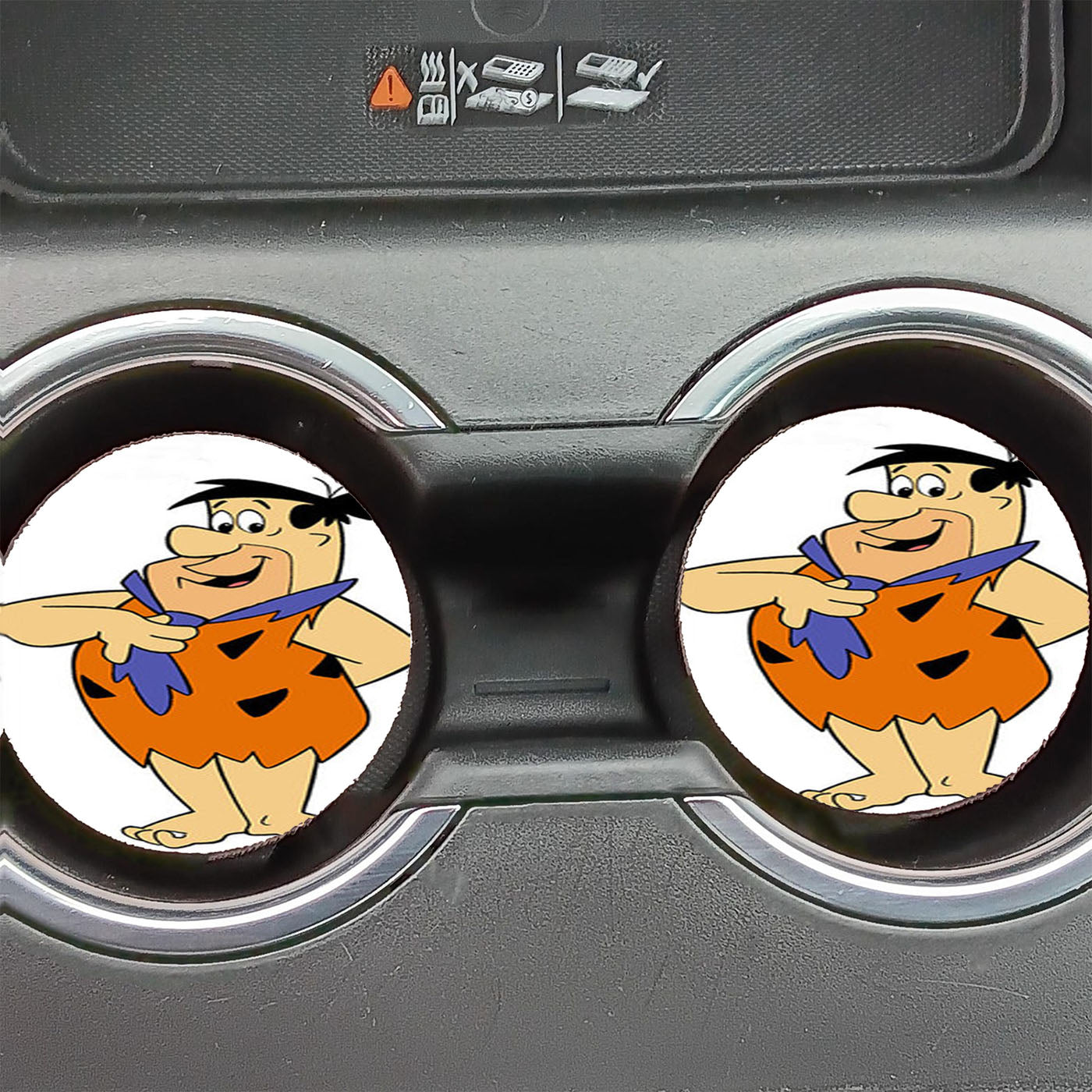 Fred Flinstone Me Car Coasters