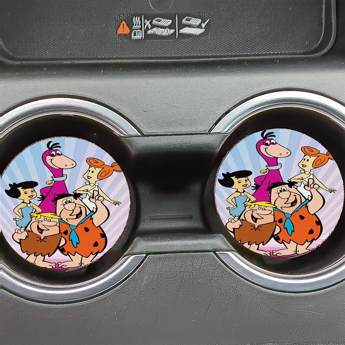 Fred Flintstone And Barney Rubble Best Friends Car Coasters